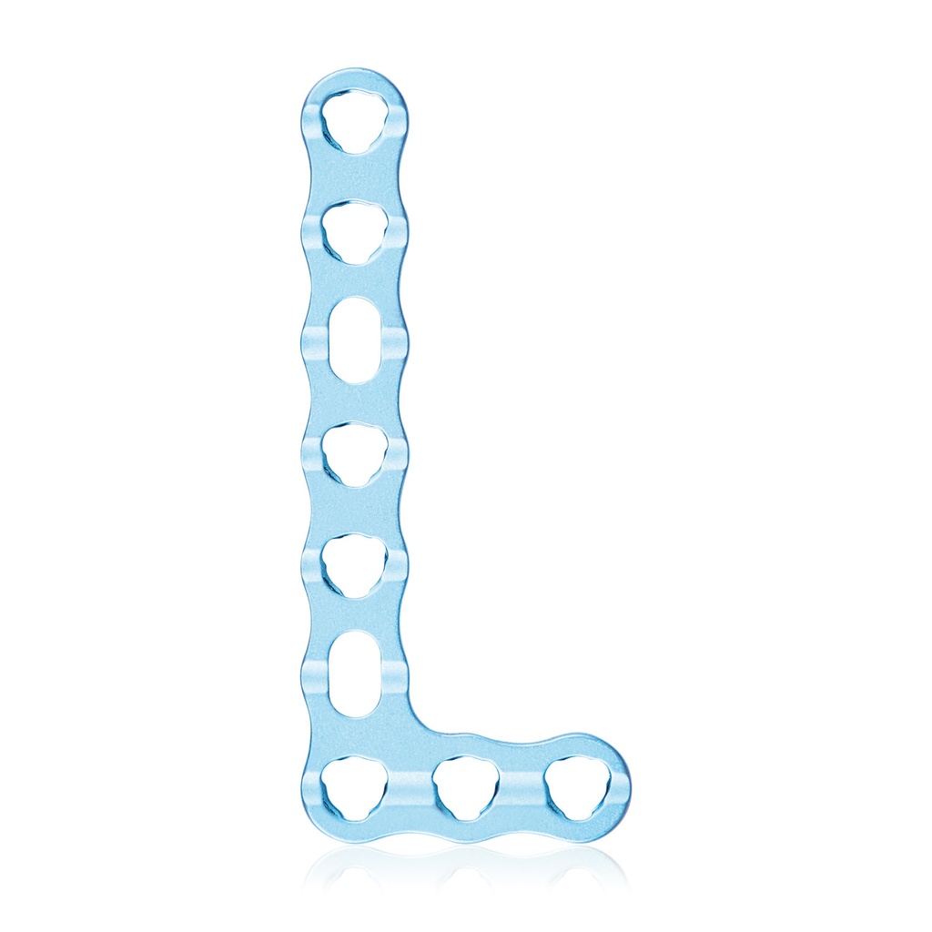 EickLoxx Small Contour 3,0 mm L-plade venstre, 9 huller
